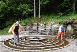 Labyrinth auf Rundweg