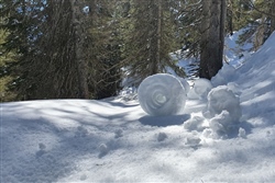 Schneeskulptur