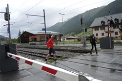 geschlossene Barrieren können bei der Übersichtlichkeit einen x-alps-Athleten nicht wirklich aufhalten