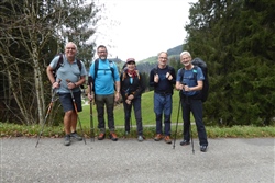 Die Wandergruppe ohne Fotographen