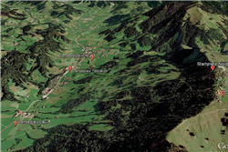 Überblick über das Fluggebiet Marbachegg
